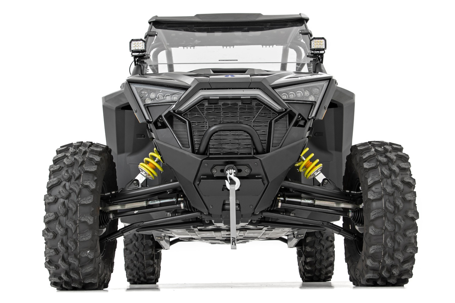 LED Light Kit | "A" Pillar Mount | 2" Chrome Pair | Wide Angle | Polaris RZR PRO XP - Image 4