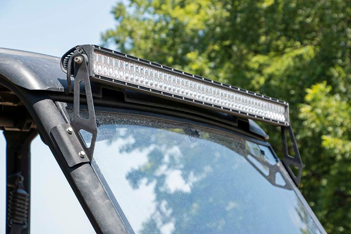 LED Light | Windshield | 50" Black Dual Row | Can-Am Defender HD 5/HD 8/HD 9/HD 10 - Image 2