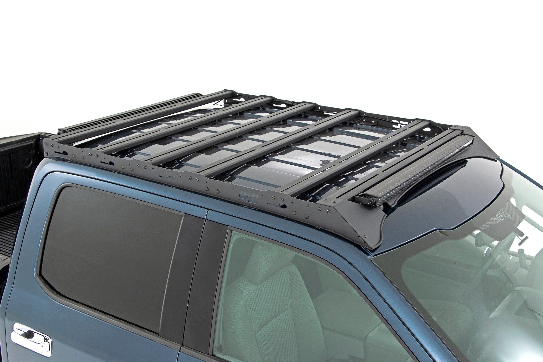 Roof Rack | FR & RR 40 Inch Single Row BLK LEDs | Ford F-150 2WD/4WD (15-18) - Image 2