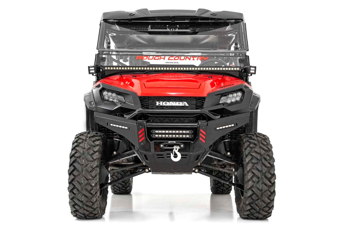 LED Light Kit | Cage Mount | 2" Black Pair | White DRL | Honda Pioneer 1000-5 - Image 4