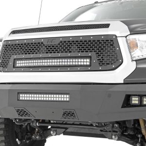 Mesh Grille | 30" Dual Row LED | Black | Toyota Tundra 2WD/4WD (2014-2017)