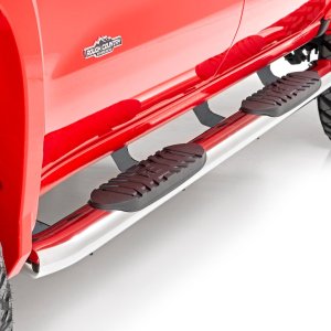 Oval Nerf Steps | Stainless | Crew Cab | Chevy/GMC 1500/2500HD/3500HD (19-25 & Classic)