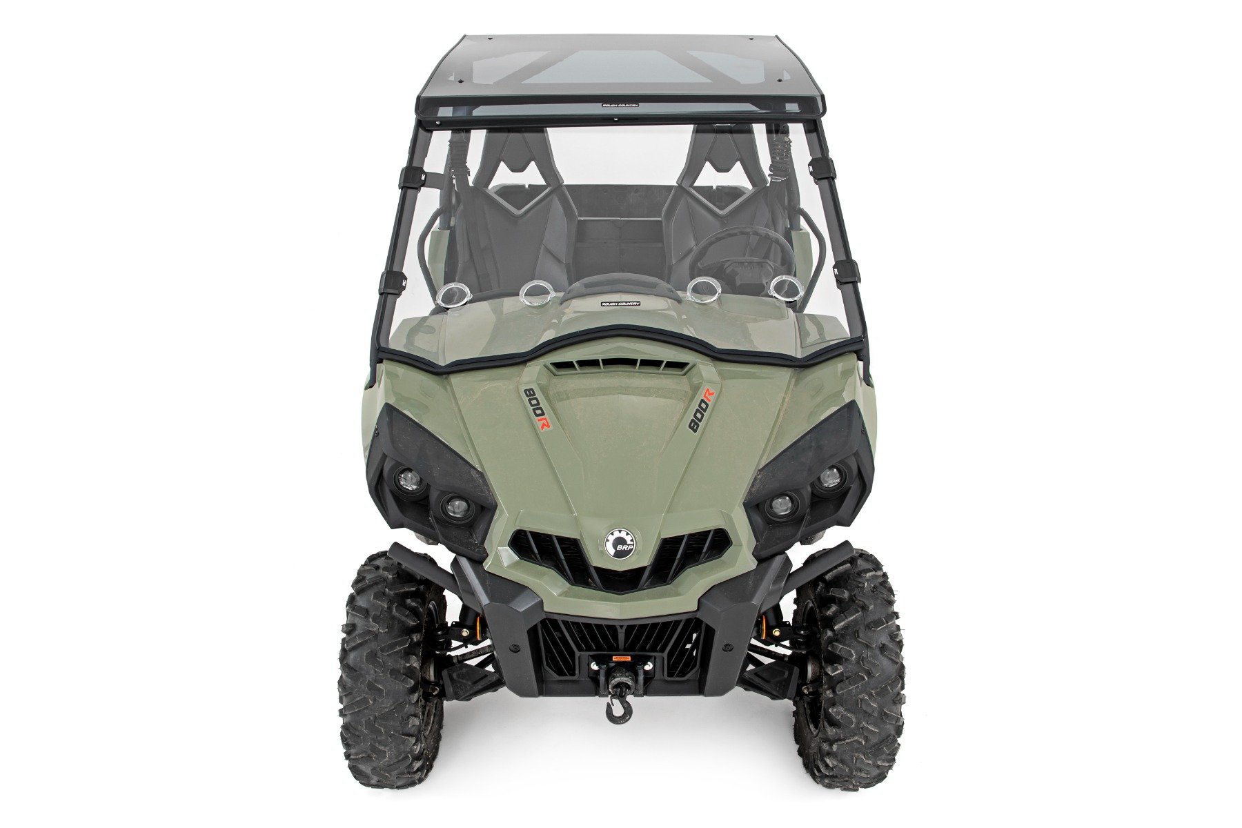Vented Full Windshield | Scratch Resistant | Can-Am Commander Max 1000 - Image 4