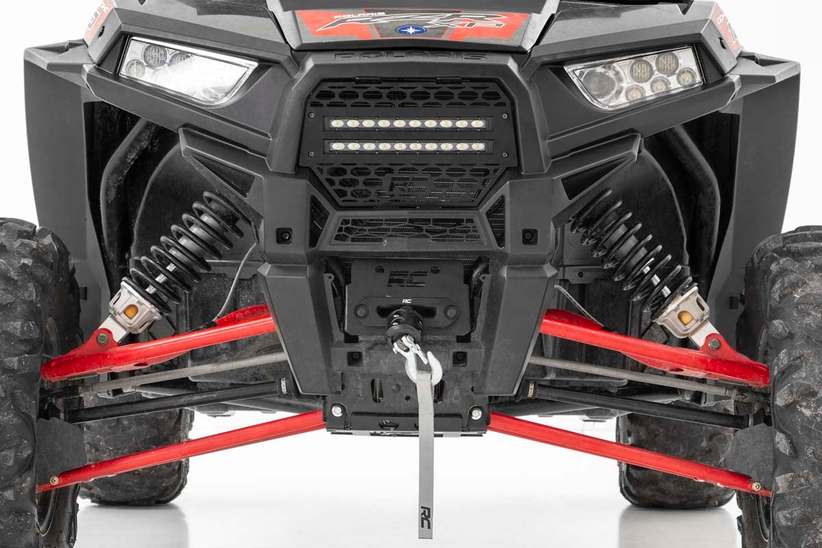 Grille Kit | 10" Black Slimline LED Pair | Polaris RZR XP 1000 - Image 4
