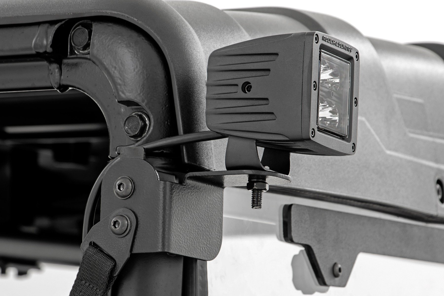 LED Light Kit | Rear Mount | 2" Chrome Pair | Wide Angle | Polaris Ranger XP 1000 - Image 3