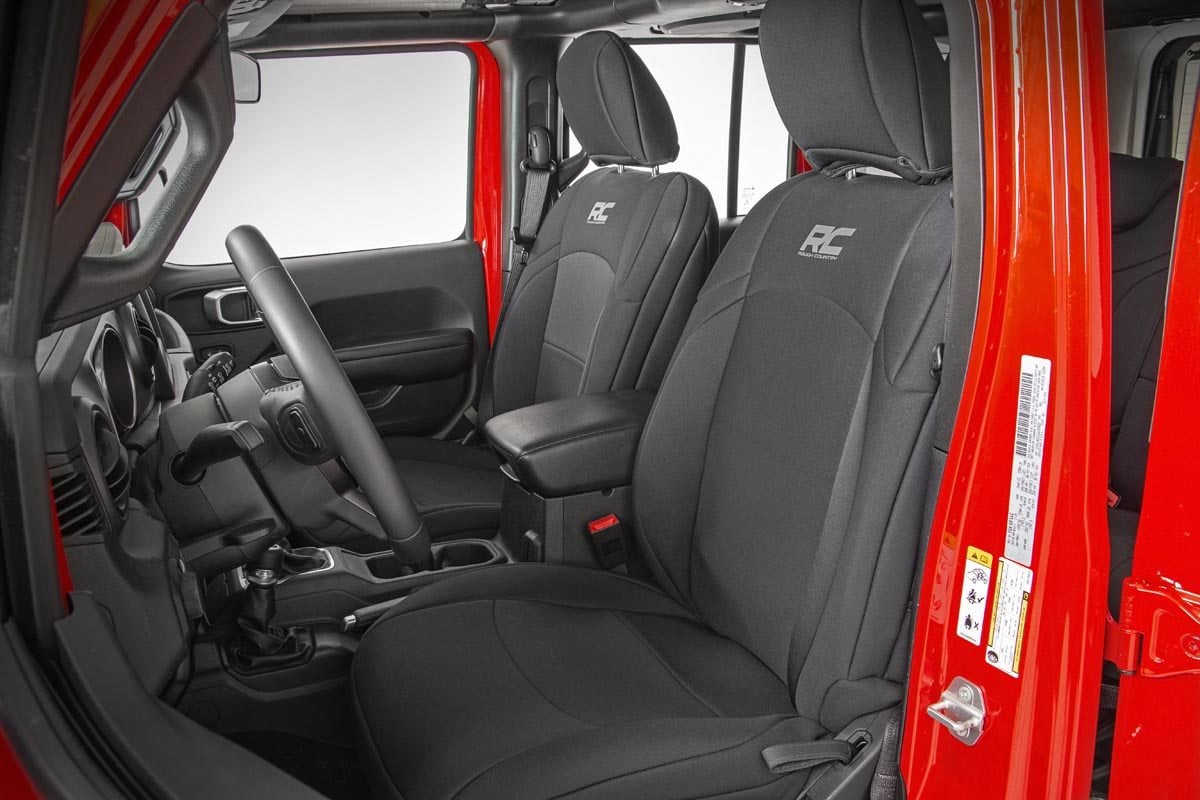 Seat Covers | Front and Rear | Jeep Wrangler Unlimited 4WD (2018-2024) - Image 2