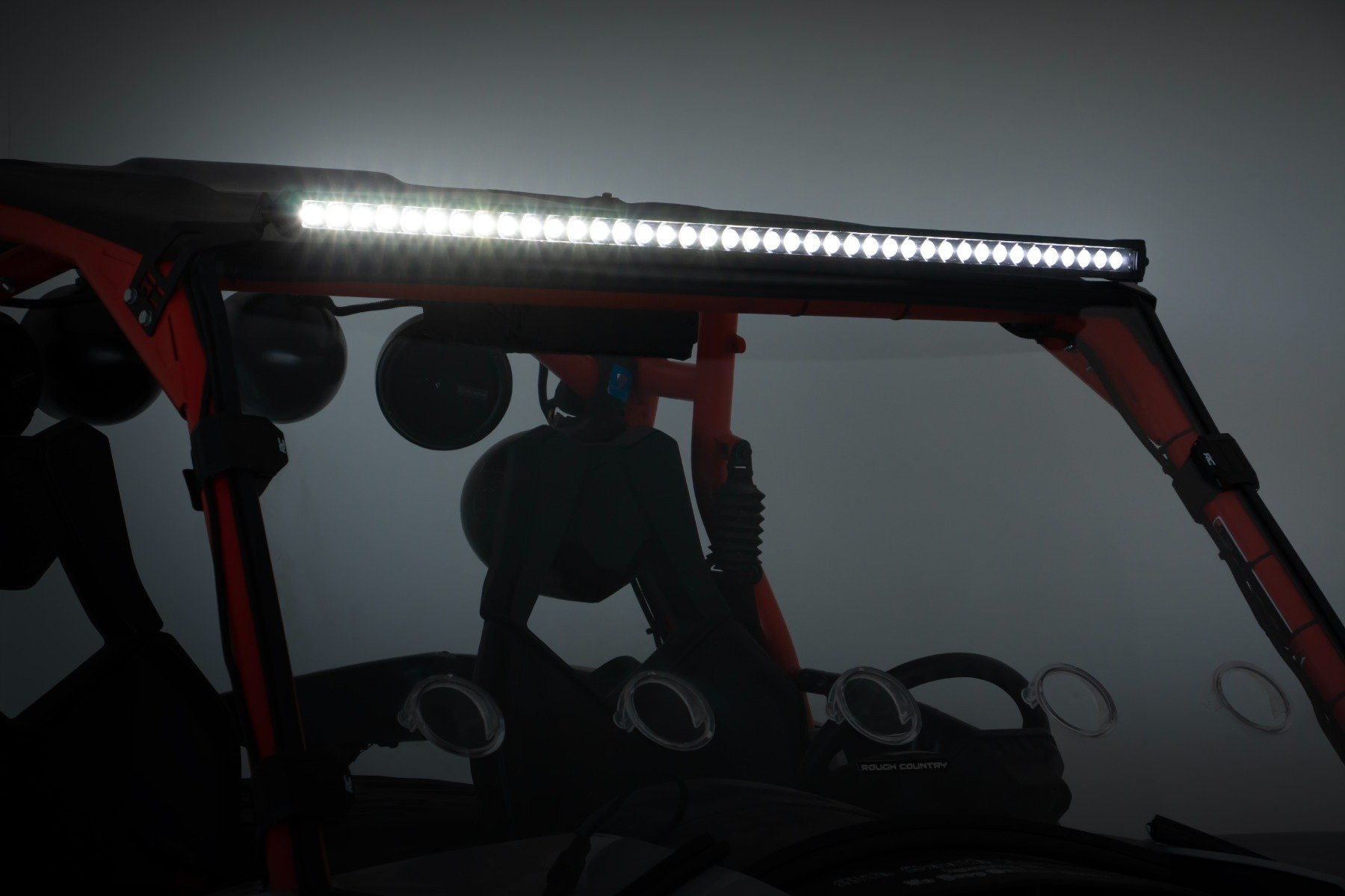 LED Light Kit | Front Mount | 40" Black Dual Row | White DRL | Can-Am Commander Max 1000 - Image 6