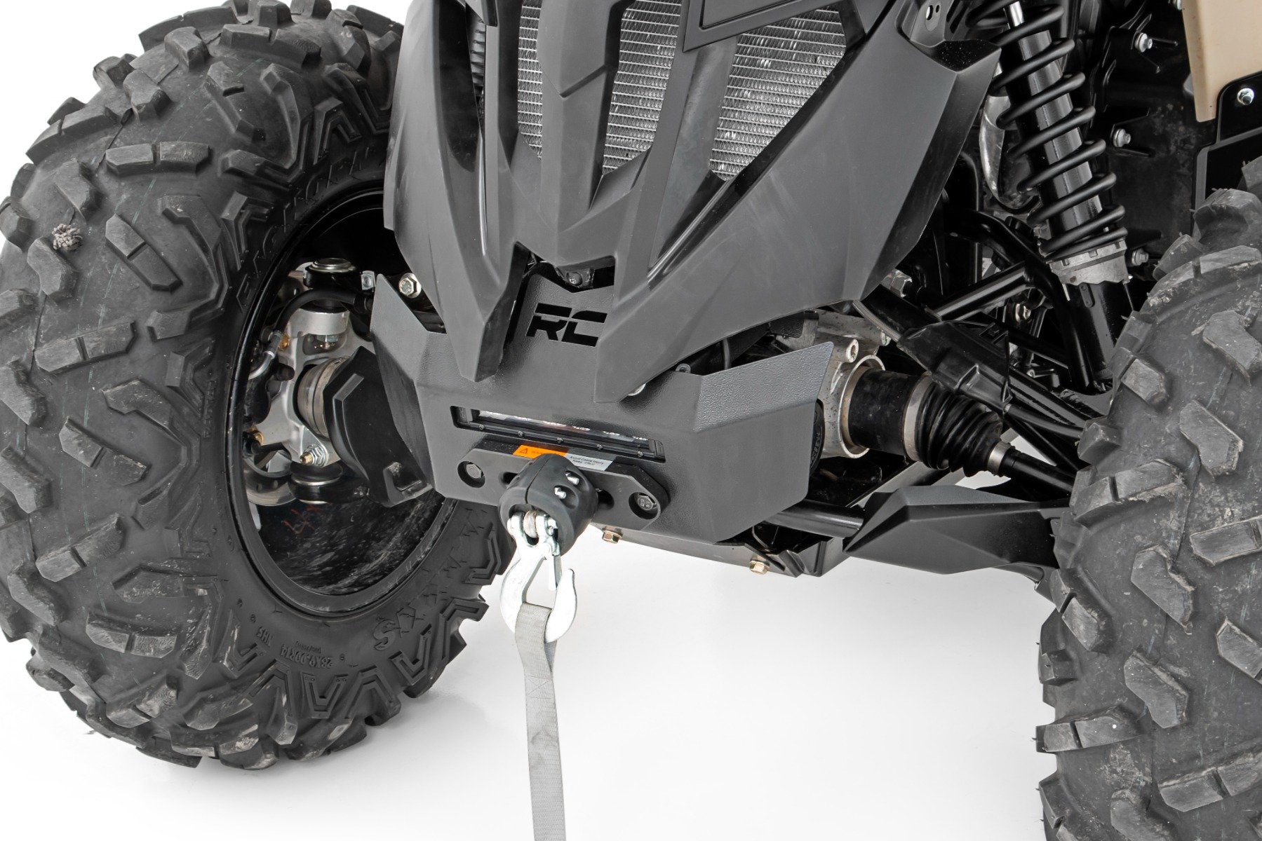 Winch Bumper | 4500-Lb Winch | Black Series LED | 6" Light | Can-Am Renegade 1000/Renegade 500 - Image 3