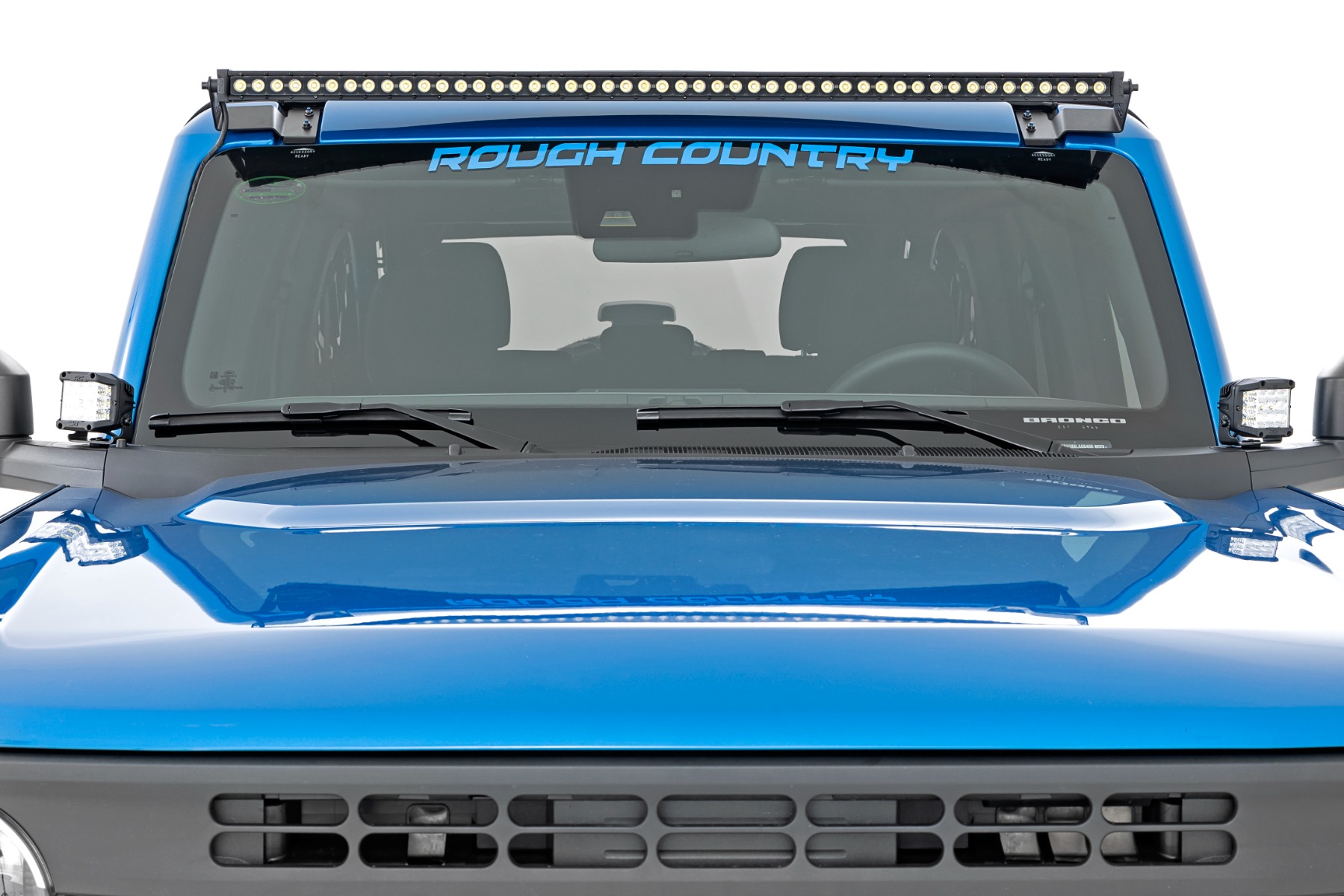 LED Light Kit | Ditch Mount | 2" Black Pair | White DRL | Ford Bronco (21-24) - Image 3