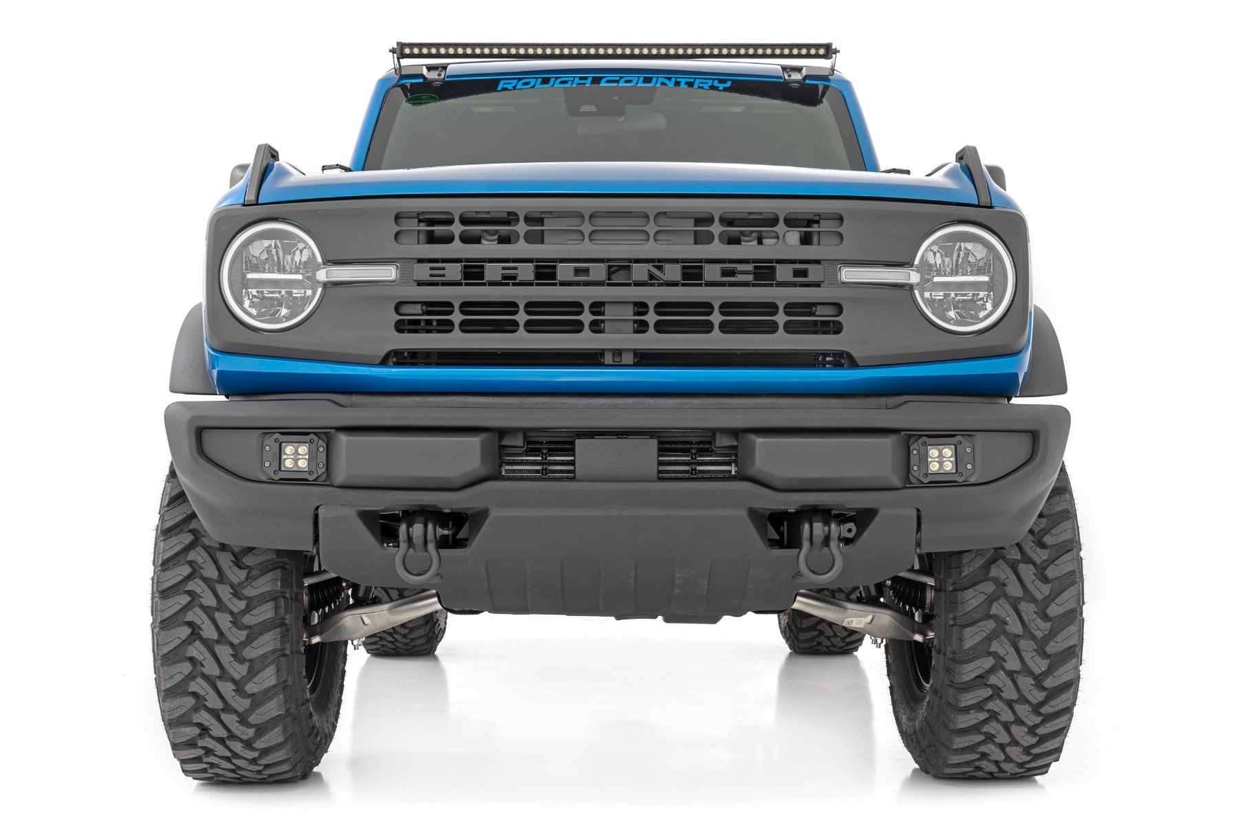 LED Light Kit | Upper Windshield | 50" Black Single Row | Ford Bronco (21-24) - Image 5