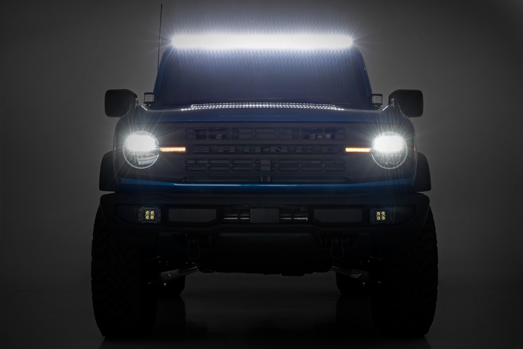 LED Light Kit | Upper Windshield | 50" Spectrum Single Row | Ford Bronco (21-24) - Image 6
