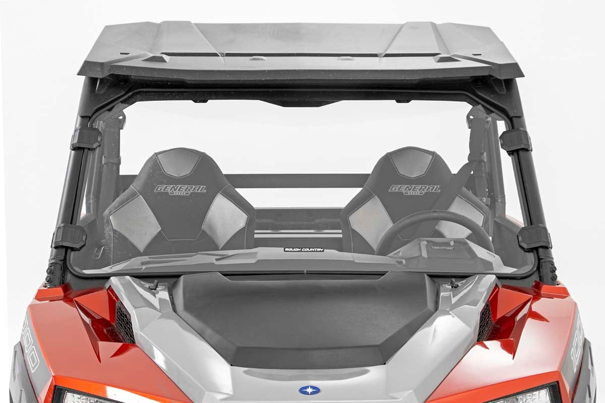 Full Windshield | Scratch Resistant | Polaris General XP 4 1000 - Image 2