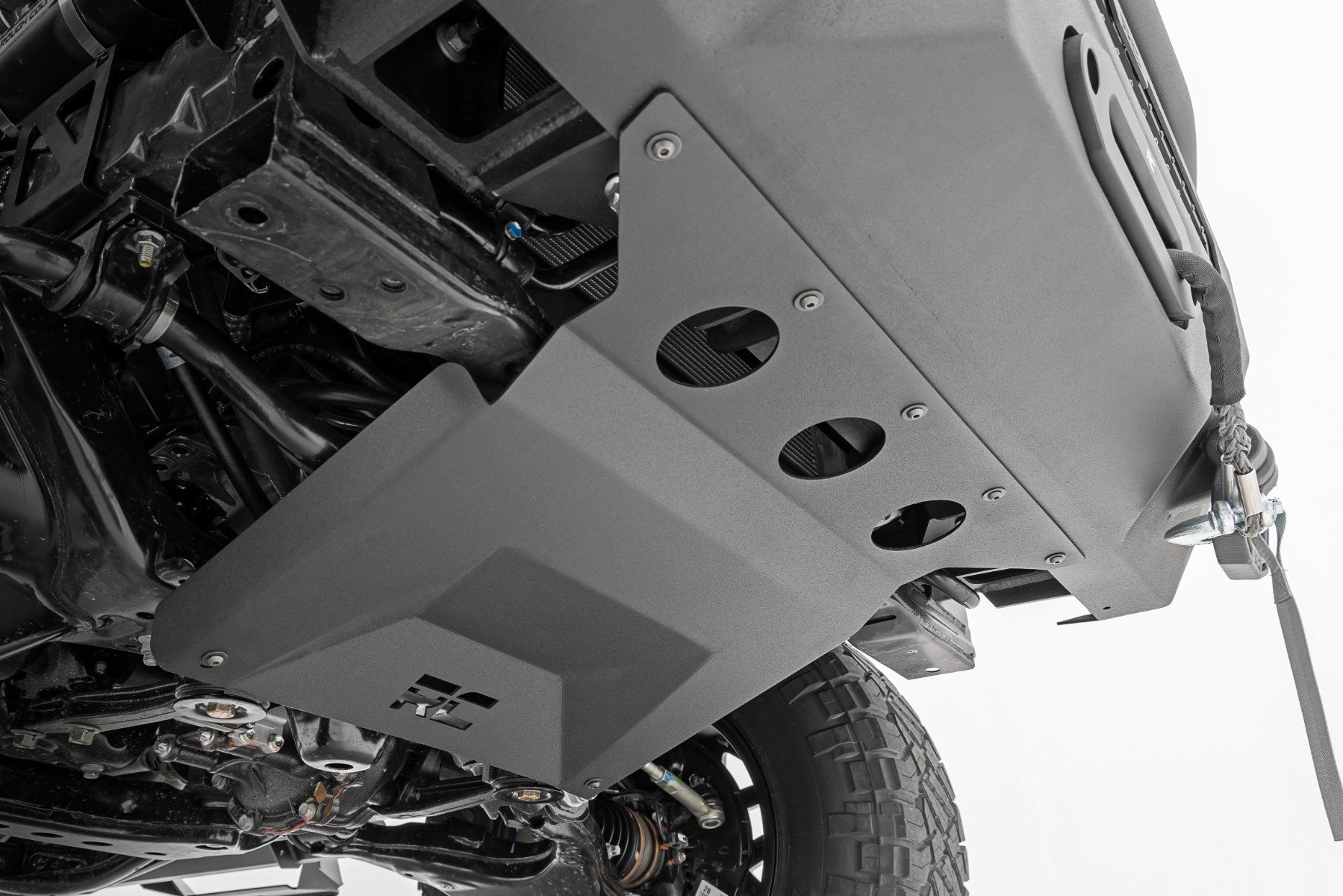 Front Bumper | Hybrid | 20" Blk LED | 9500-Lb Winch Syn | Toyota Tacoma (16-23) - Image 3