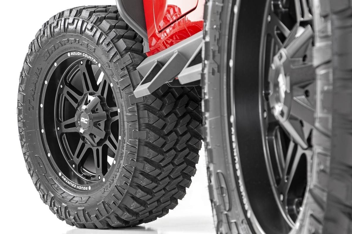 Rough Country 94 Series Wheel | One-Piece | Matte Black | 20x10 | 5x5.0/5x4.5 | -18mm - Image 4