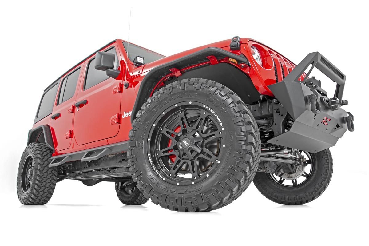 Rough Country 94 Series Wheel | One-Piece | Matte Black | 20x10 | 5x5.0/5x4.5 | -18mm - Image 6