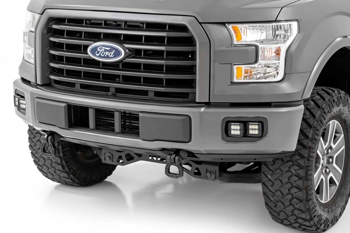 LED Light Kit | Fog Mount | Dual 2" Black Pairs | SAE | Ford F-150 (15-17) - Image 2