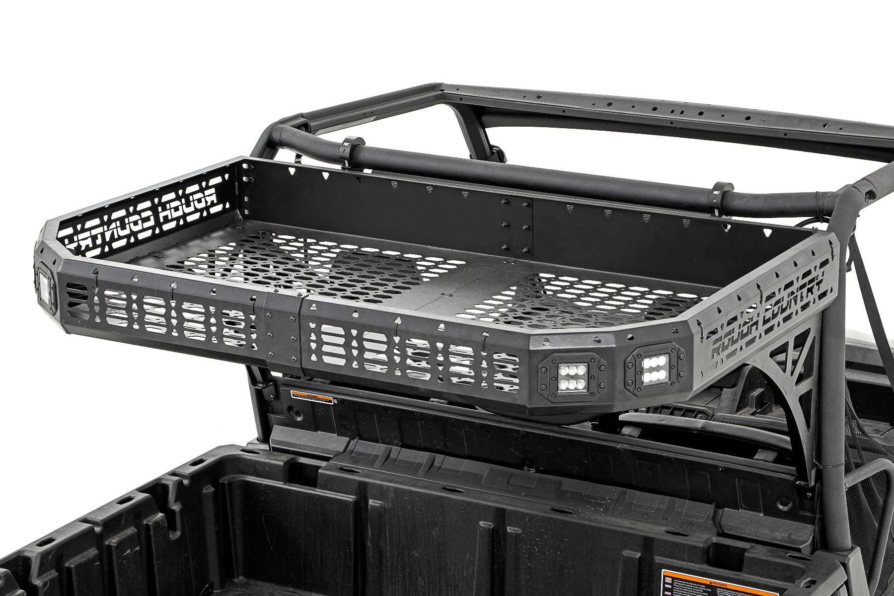 Cargo Rack | Dual 2" Black LED Pairs | Flush Mount | Polaris Ranger XP 1000 - Image 3