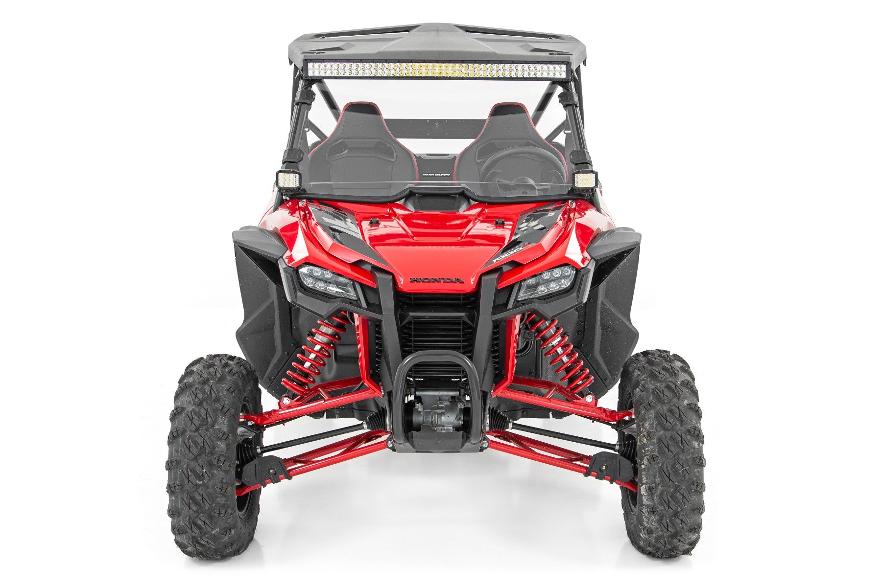 LED Light Kit | Front Mount | 40" Black Dual Row | White DRL | Honda Talon 1000R - Image 5
