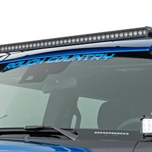 LED Light Kit | Upper Windshield | 40" Black Single Row | Ford Bronco (21-24)