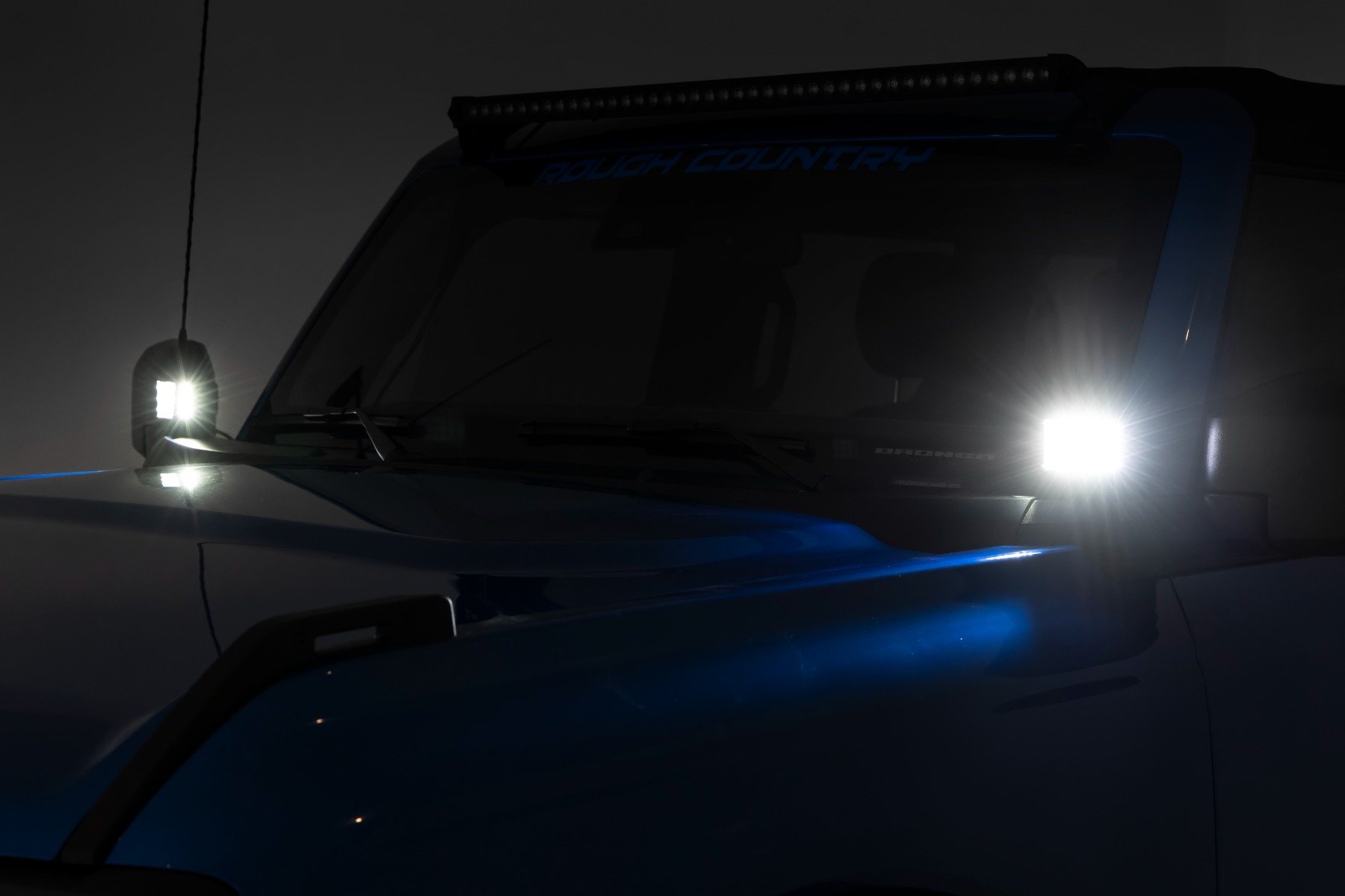 LED Light Kit | Ditch Mount | 2" Spectrum Pair | Spot Pattern | Ford Bronco (21-24) - Image 4