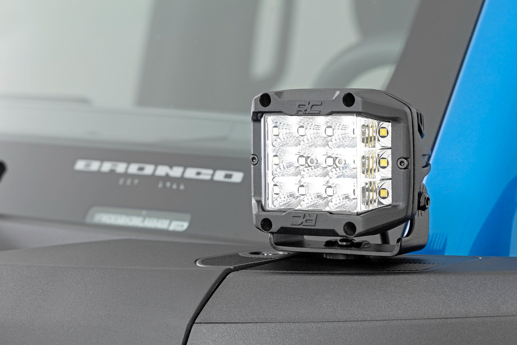 LED Light Kit | Ditch Mount | 2" Spectrum Pair | Spot Pattern | Ford Bronco (21-24) - Image 5