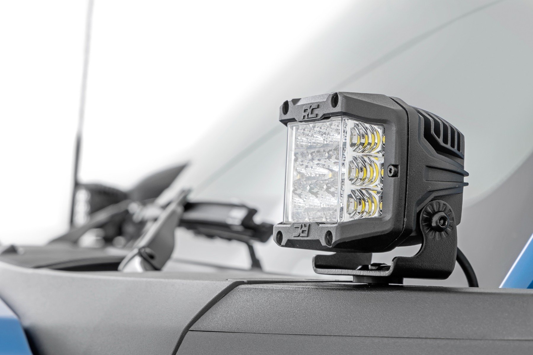 LED Light Kit | Ditch Mount | 2" Black Pair | White DRL | Ford Bronco (21-24) - Image 2