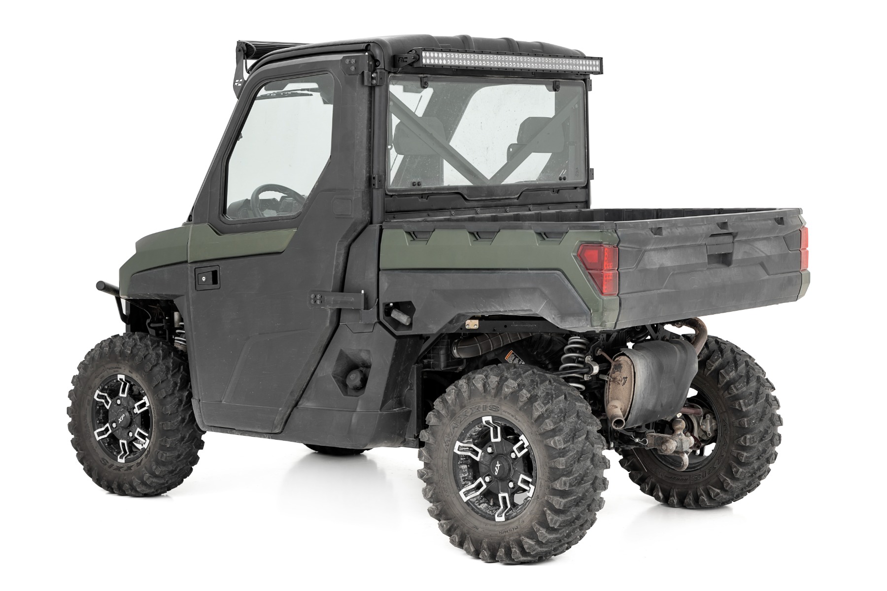 LED Light Kit | Rear Mount | 50" Black Pair | Polaris Ranger XP 1000 - Image 3