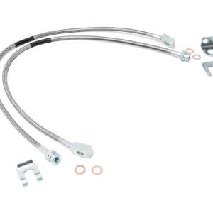 Brake Lines | Stainless | FR | 4-6" Lift | Jeep Cherokee XJ/Wrangler TJ/Wrangler Unlimited
