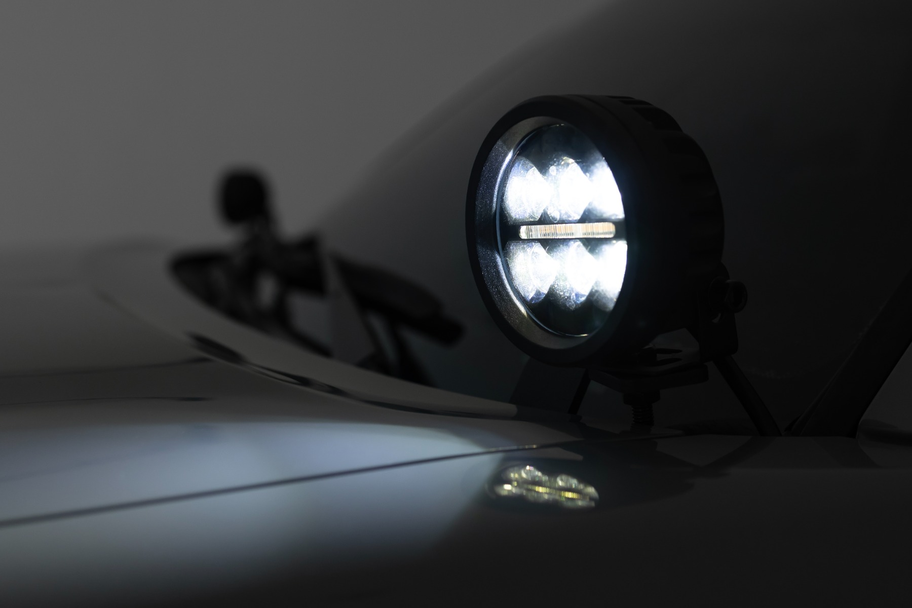 LED Light Kit | Ditch Mount | 2" Black Pair | Amber DRL | Toyota Tacoma (16-23) - Image 6