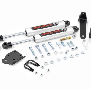 V2 Steering Stabilizer | Dual | 2-8 Inch Lift | Ram 2500 (10-13)/3500 (10-12)