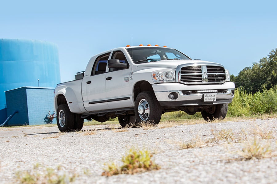 LED Light Kit | Bumper Mount | 20" Black Single Row | White DRL | Ram 2500/3500 (10-18) - Image 4