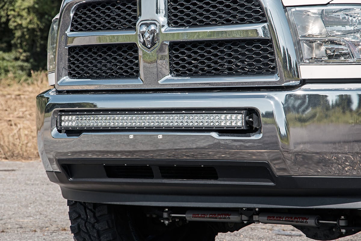 LED Light Kit | Bumper Mount | 40" Black Dual Row | Ram 2500/3500 4WD (10-18) - Image 2