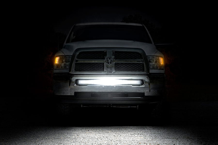 LED Light Kit | Bumper Mount | 40" Black Dual Row | Ram 2500/3500 4WD (10-18) - Image 5