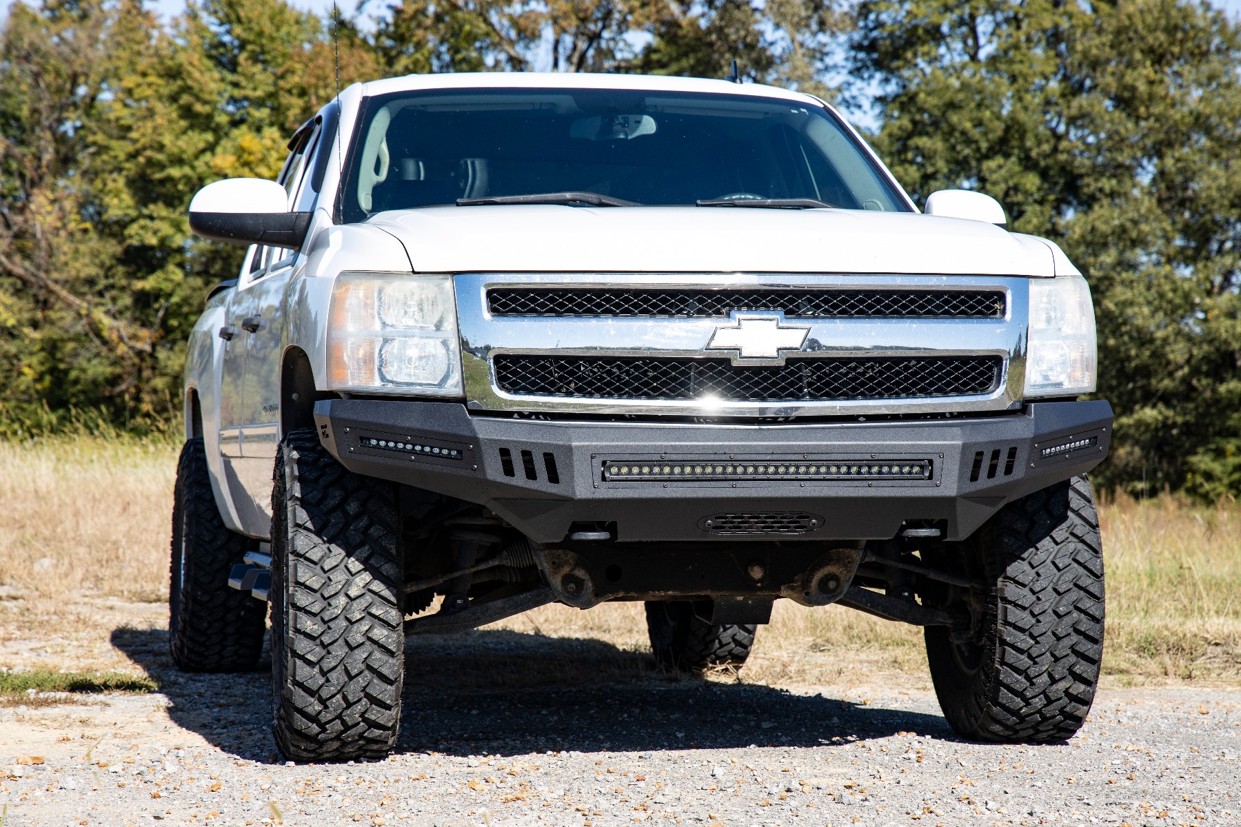 Front High Clearance Bumper | BLK LEDs | Chevy Silverado 1500 2WD/4WD (07-13) - Image 6