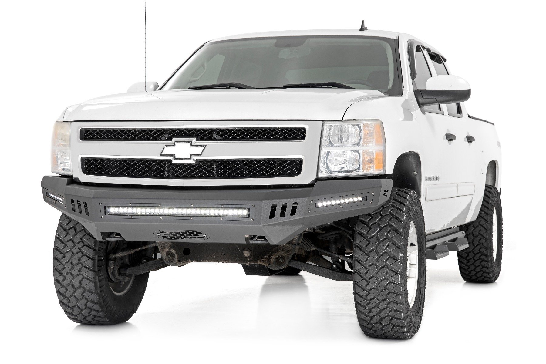 Front High Clearance Bumper | BLK LEDs | Chevy Silverado 1500 2WD/4WD (07-13) - Image 3