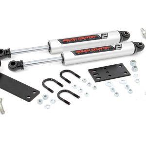V2 Steering Stabilizer | Dual | 2-8 Inch Lift | Ford Excursion (00-05)/Super Duty (99-04)