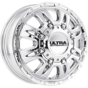 ULTRA 049C PREDATOR DUALLY 17X6.5 CHROME 8-165.1 +129MM 121MM
