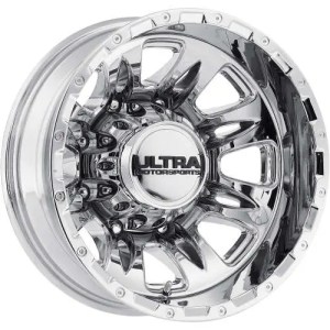 ULTRA 049C PREDATOR DUALLY 17X6.5 CHROME 8-200 -140MM 156MM