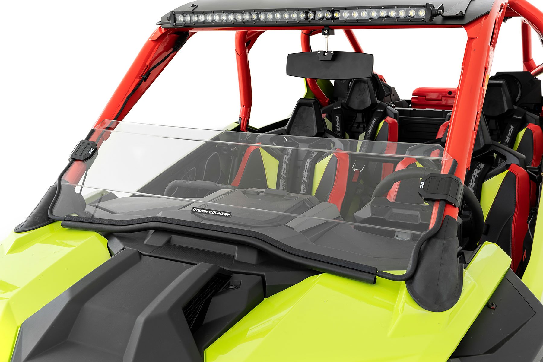 Half Windshield | Scratch Resistant | Polaris RZR Turbo R