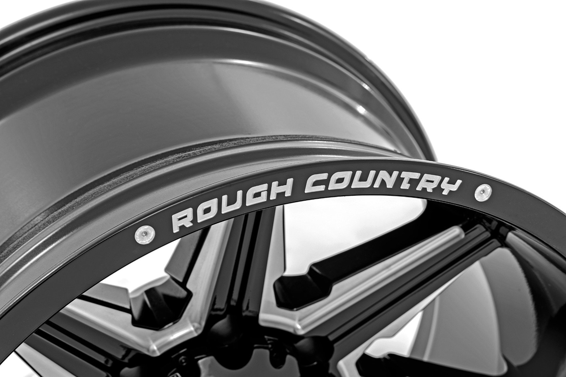 Rough Country 91 Series Wheel | One-Piece | Gloss Black | 22X10 | 5X5.5 | -18mm - Image 3