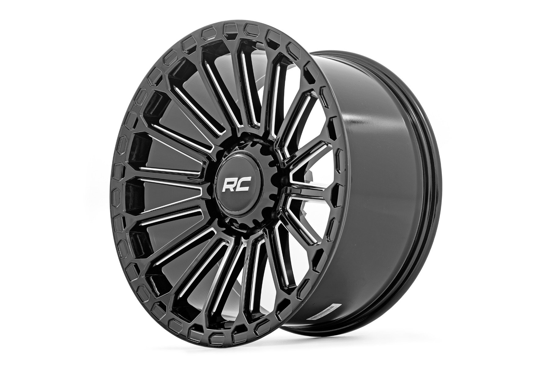 Rough Country 97 Series Wheel | One-Piece | Gloss Black | 20x10 | 6x5.5 | -25mm - Image 4