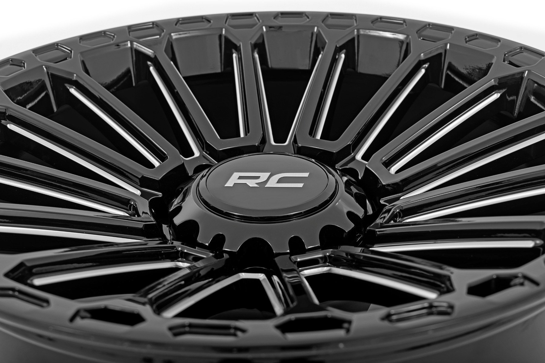 Rough Country 97 Series Wheel | One-Piece | Gloss Black | 20x10 | 6x5.5 | -25mm - Image 5