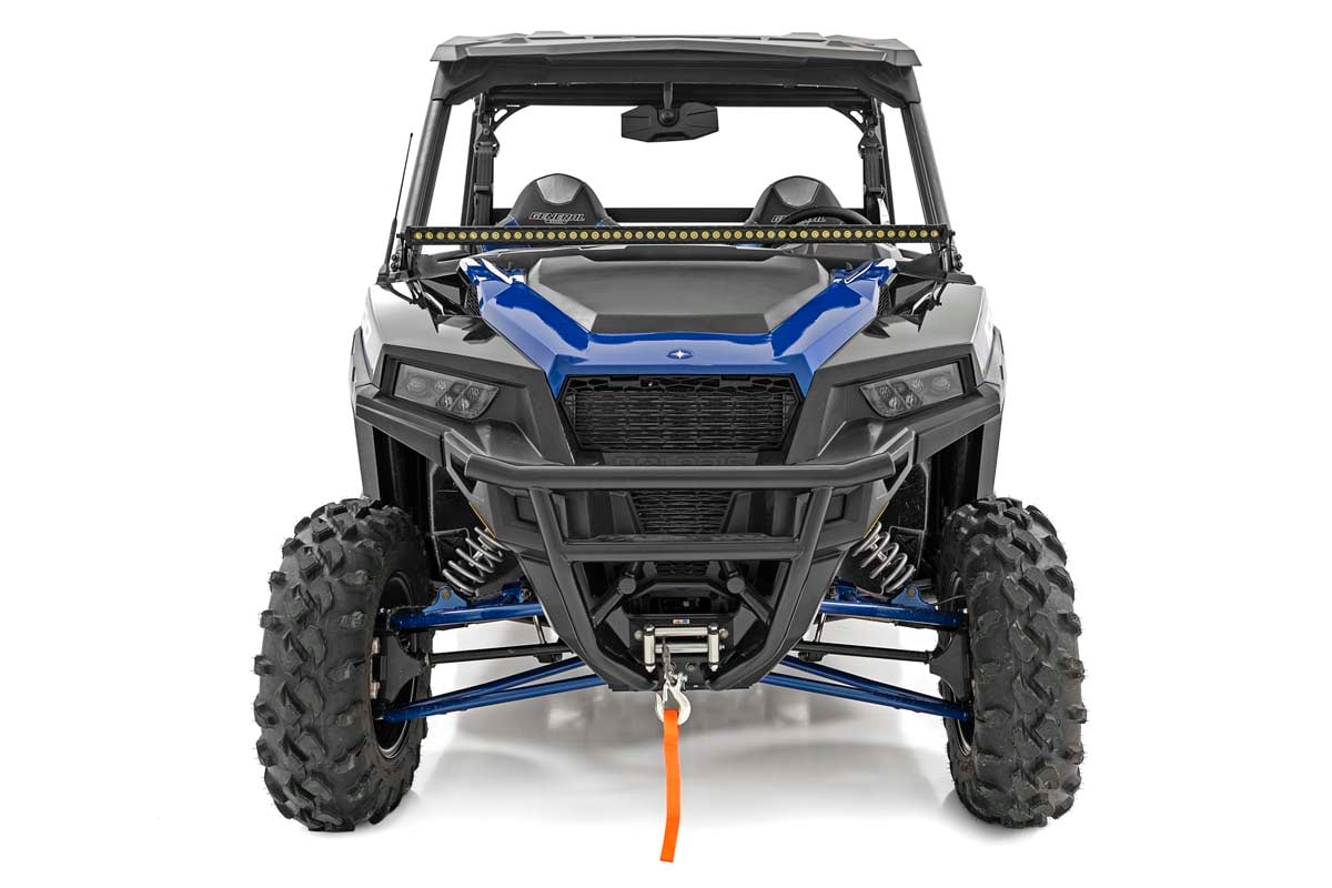 LED Light Kit | Lower Windshield | 50" Black Single Row | Polaris General XP 4 1000 - Image 5