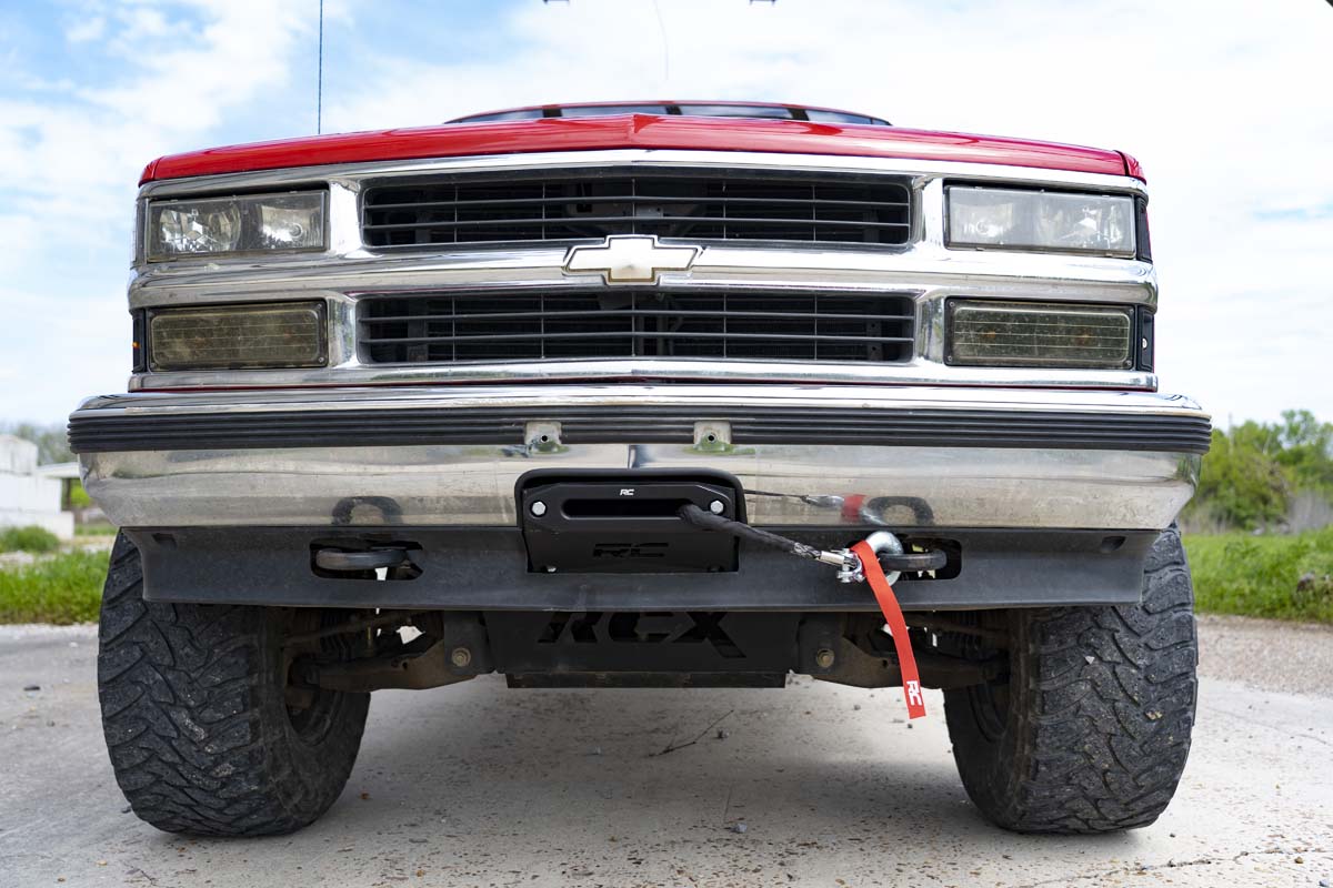 Hidden Winch Mounting Plate | Chevy C1500/K1500 Truck & SUV 4WD (1988-1999) - Image 6