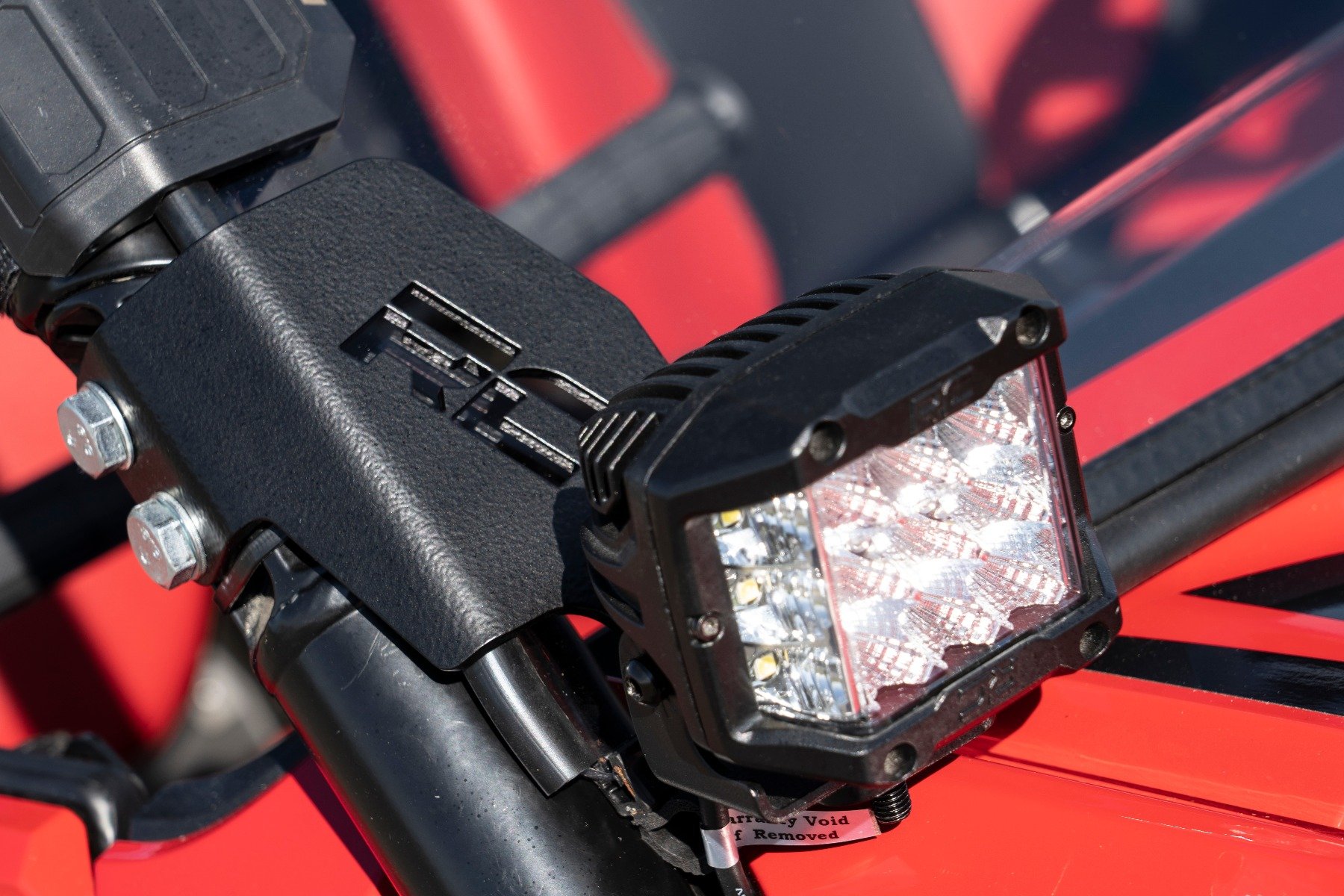 LED Light Kit | Cage Mount | 2" Chrome Pair | Wide Angle | Honda Talon 1000R - Image 4