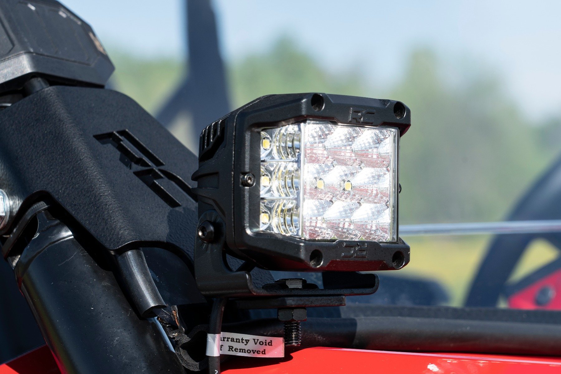 LED Light Kit | Cage Mount | 2" Chrome Pair | Wide Angle | Honda Talon 1000R - Image 5