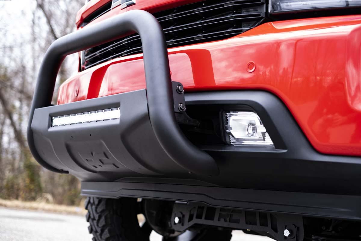 Black LED Bull Bar | Chevy Silverado 1500 2WD/4WD (2019-2022) - Image 4