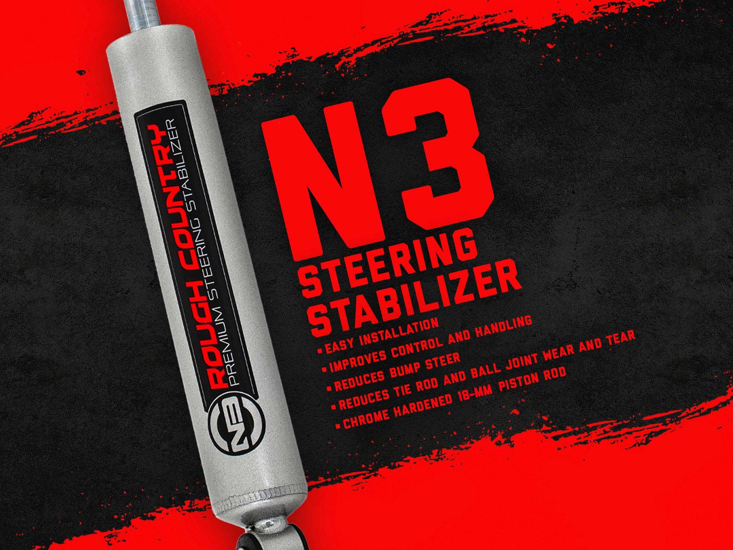 N3 Steering Stabilizer | 0-8 Inch Lift | Ford F-250/F-350 Super Duty (08-16) - Image 2