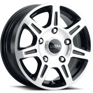 ULTRA 450U TOIL 16X6.5 GLOSS BLACK W/ DIAMOND CUT FACE 5-160 +45MM 65MM