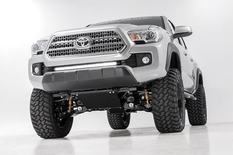 LED Light Kit | Lower Grille Mount | 30" Black Single Row | White DRL | Toyota Tacoma (16-23) - Image 5